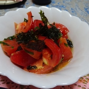 トマトと大葉の韓国風サラダ